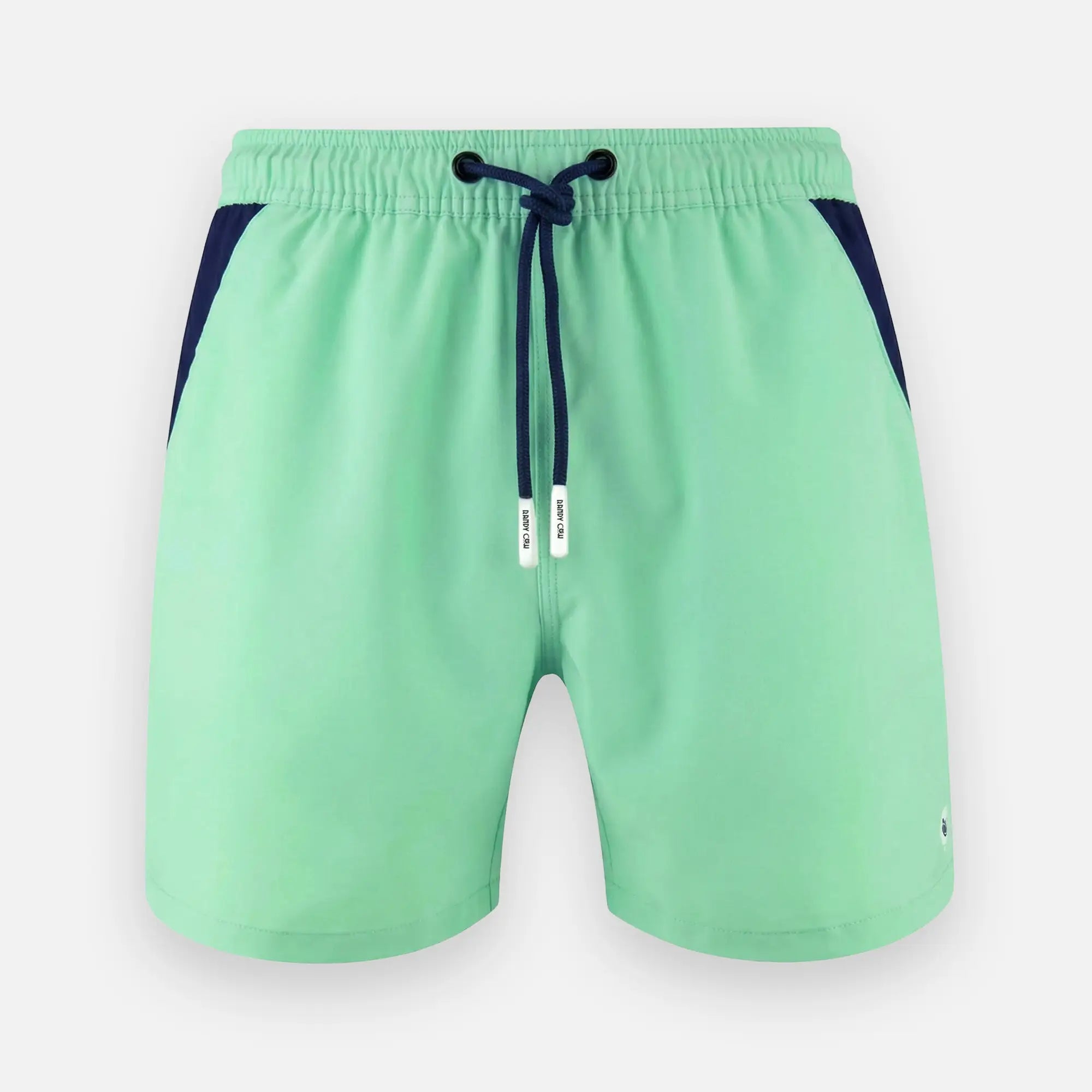 Mint - Green Swim Shorts with Waterproof Pocket