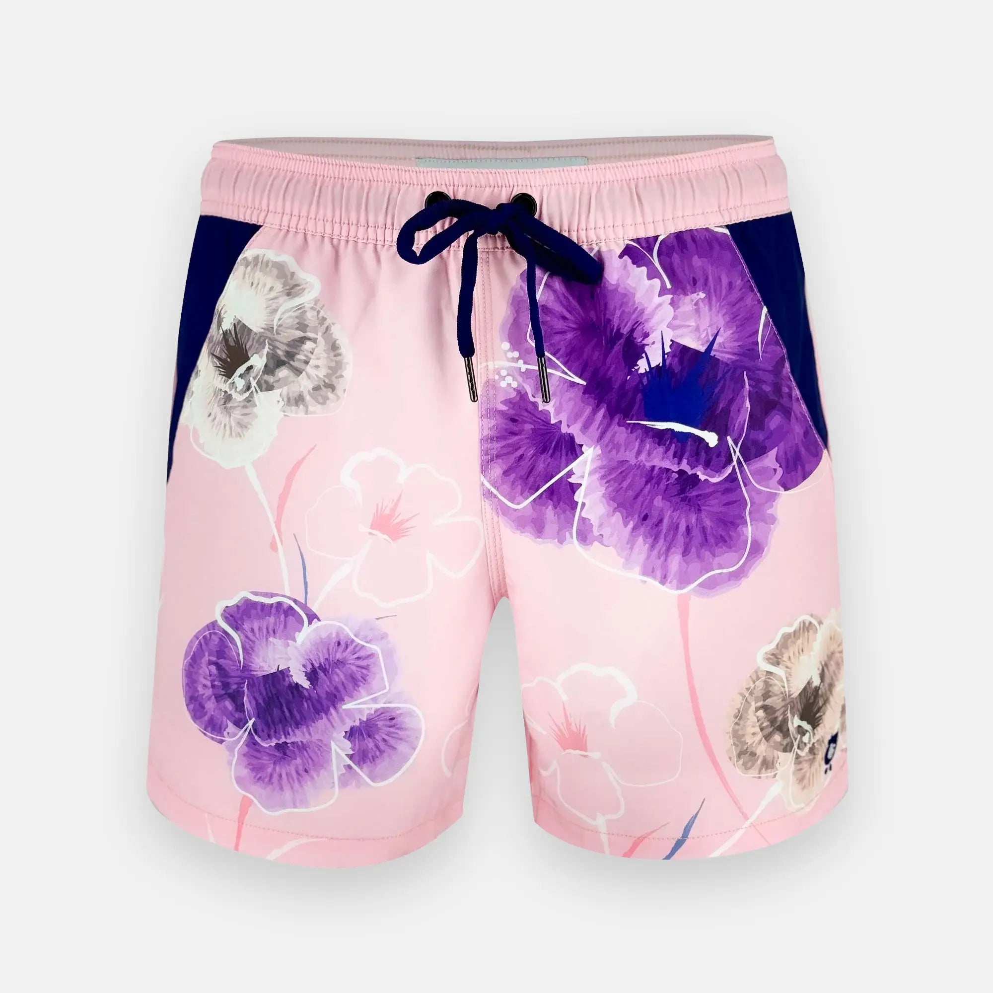 Pink Floral - Men's Swim Shorts